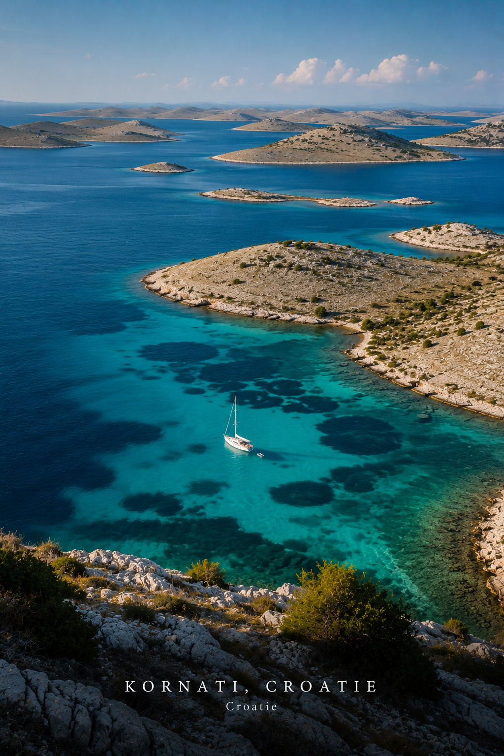 Kornati en Croatie et ses eaux turquoise — destination à la une Souffle Horizon